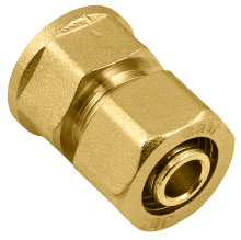 Muffe til PEX-rør 1/2" x 18 mm